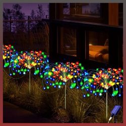   4 ks 240 LED solárne rozprávkové svetielka, farebné VT308738-240SZ