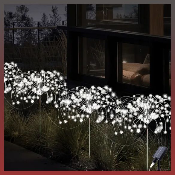 4 ks 320 LED solárne rozprávkové svetlá chladná biela VT308738-H320