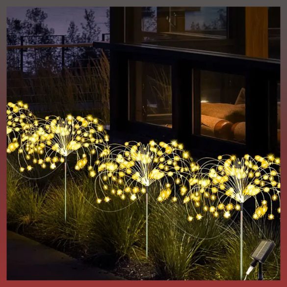 4 ks 320 LED solárne rozprávkové svetlá teplá biela VT308738-M320