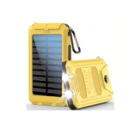   HXEternal 20000mAh powerbanka so solárnym panelom, žltá VT9493185-S