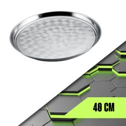 Victor nerezový okrúhly podnos 40 cm V-TP40