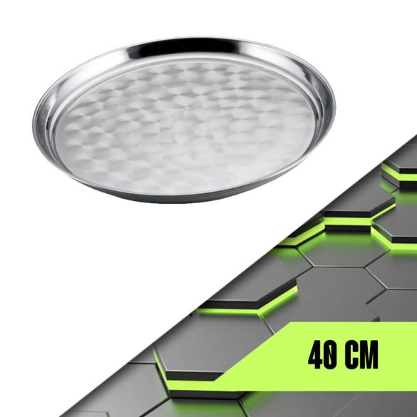 Victor nerezový okrúhly podnos 40 cm V-TP40