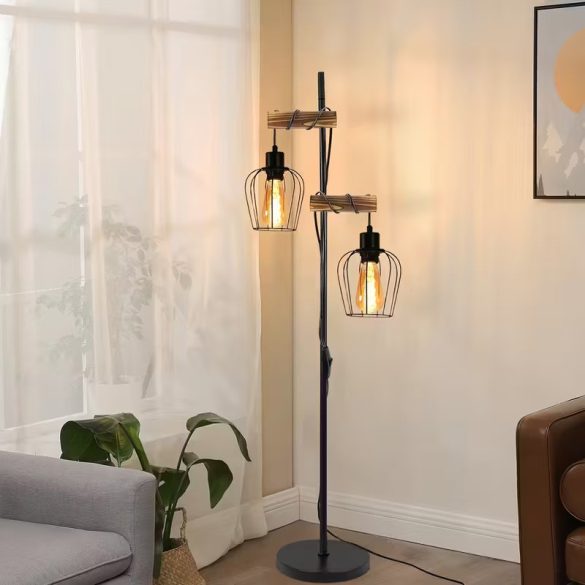 Stojacia lampa s dvoma závesnými svietidlami VW1570181