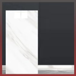   40 samolepiacich nálepiek na stenu, vodovzdorných, mliečne bielych VW398510-FF