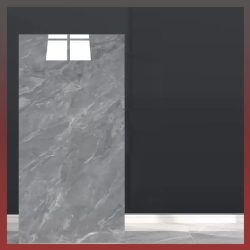   40 samolepiacich nálepiek na stenu, vodovzdorných, Maya grey VW398510-MSZ