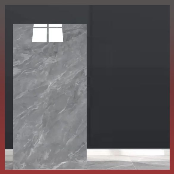 40 samolepiacich nálepiek na stenu, vodovzdorných, Maya grey VW398510-MSZ