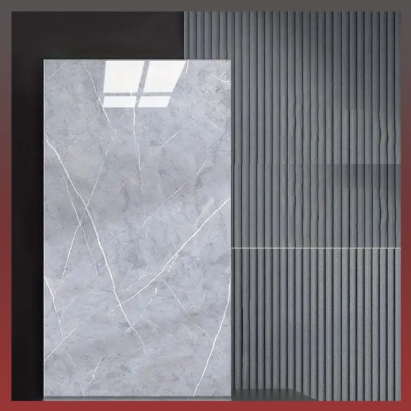 40 samolepiacich nálepiek na stenu, vodovzdorných, tmavošedých VW398510-SSZ