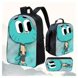 3 dielna súprava batohov s motívom Gumball WH2396404