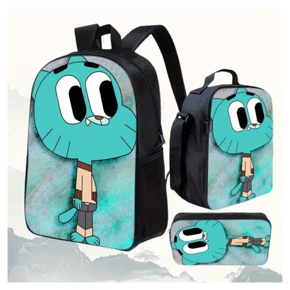 3 dielna súprava batohov s motívom Gumball WH2396404