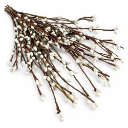   Realistické umelé vetvičky s bielymi bobuľami, sada 10 ks, 40 cm WJ1248910