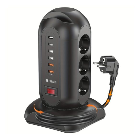 15 v 1 Viacvýstupová otočná zásuvka s USB portami WM1104434