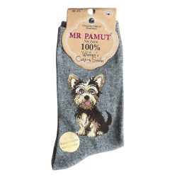 1 pár Dámske ponožky so psím motívom 38 až 41 WP2226-7