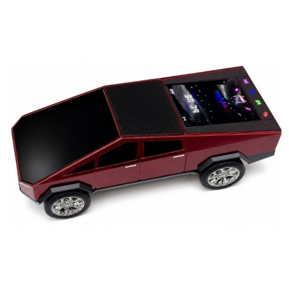 Bluetooth reproduktor v tvare Cybertrucku s LED displejom – bordový WS-580