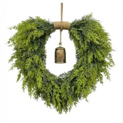   Realistický vianočný veniec z umelého smreka – 50 cm WSN31