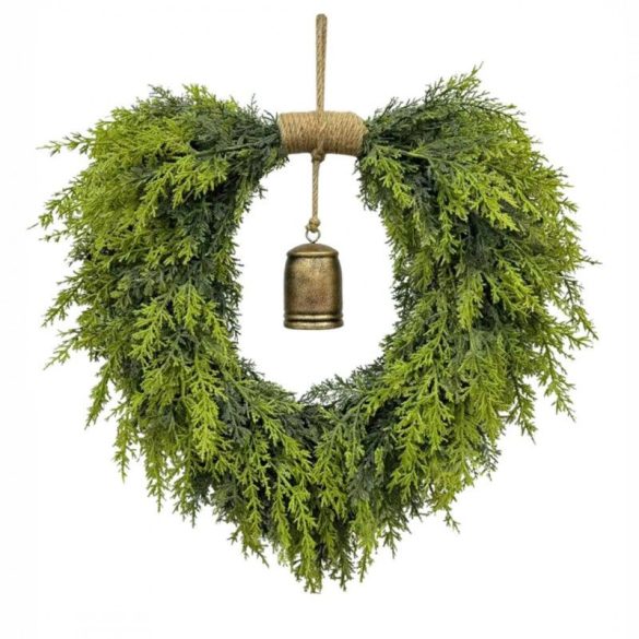Realistický vianočný veniec z umelého smreka – 50 cm WSN31