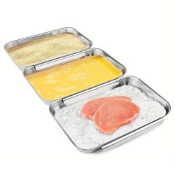 3 ks nerezových plechov 14,7 × 21,8 cm WU197709