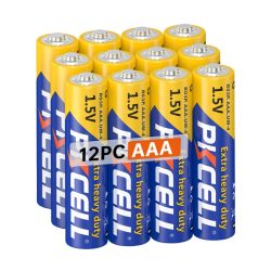   PKCELL AAA 1,5 V uhlíkovo-zinková batéria 3A – 12 ks WU94538