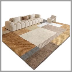   Zamatový koberec 160x230 cm - Obdĺžnikový s pestrými vzormi (T) WX892066