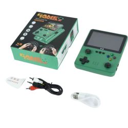   Retro prenosná herná konzola X8 – 4" IPS HD displej (640×480) (zelená) X8Z