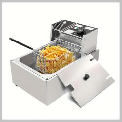   NIRVA 6 l priemyselná fritéza – nehrdzavejúca oceľ, s vyberateľnou nádržou XE1375490