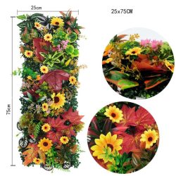   Realistický umelý rastlinný nástenný panel 25x75cm XW12875102-01