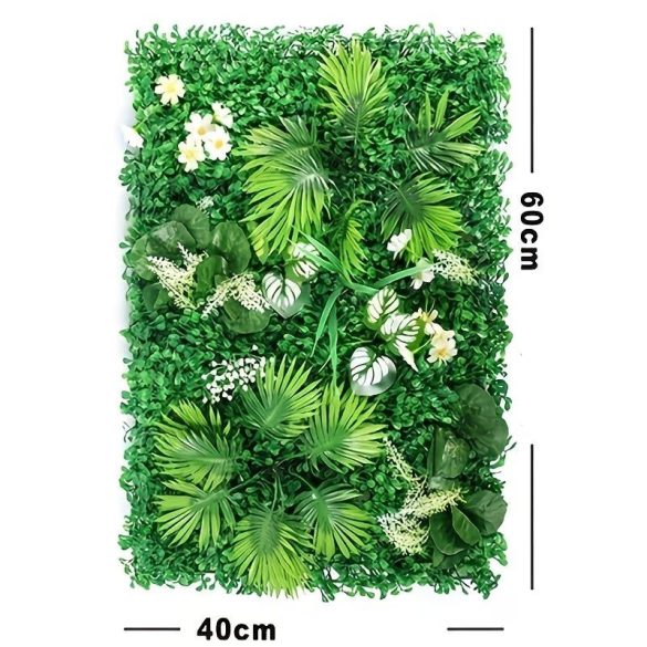 Realistický umelý rastlinný nástenný panel 60x40cm YC7468692