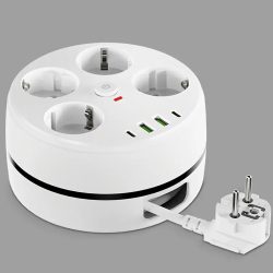 Kruhová rozbočovacia zásuvka 8 v 1 YE4433413