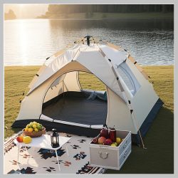   4-miestny stan, 2 vchody a 2 okná, stabilný a UV odolný YF1526439