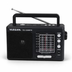   Prenosné solárne rádio a multimediálny reproduktor YUEGAN YG-1209BTS