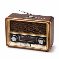   Prenosné solárne rádio a multimediálny reproduktor YUEGAN YG-2111BTS