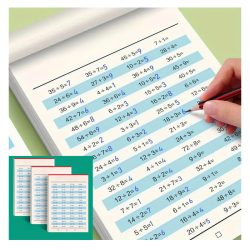   99-stranový pracovný zošit na násobenie a delenie – 3 cvičebnice YG2966378