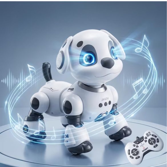 Inteligentný robotický psík s diaľkovým ovládaním, svetlom a hudbou YJ10285689