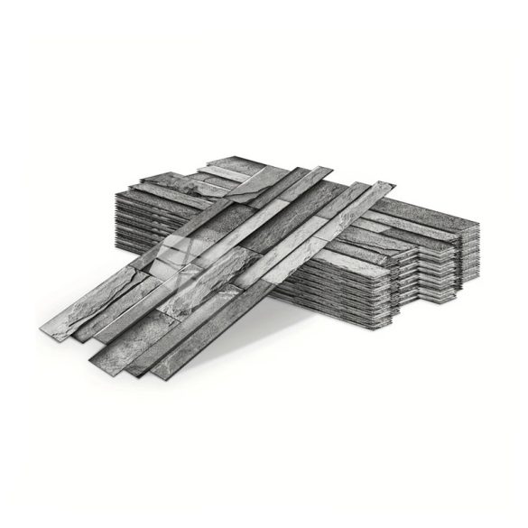 24 ks samolepiacich PVC obkladov – 3D mramorový vzor – YJ1163131