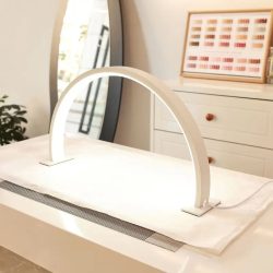 Polguľová LED lampa 0,5 W biela YR2531402