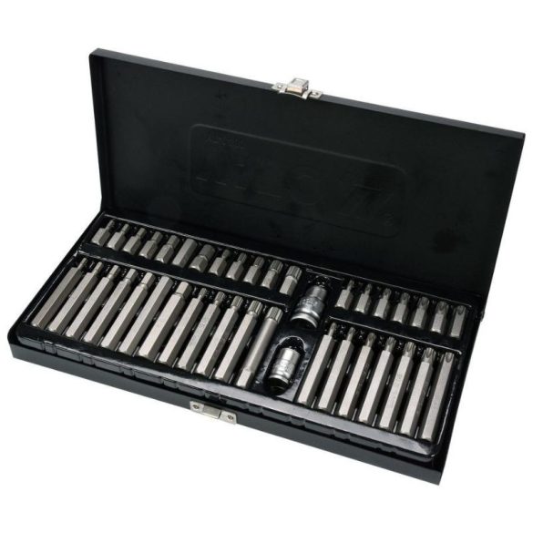 40-dielna sada skrutkovačových bitov – imbus, torx, spline YT-0400