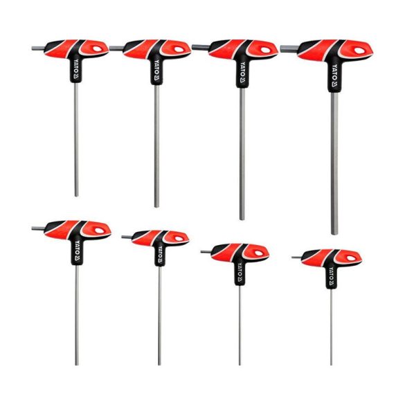 Sada imbusových kľúčov s T-rukoväťou – 8 kusov YT-05583