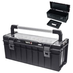   Plastová krabica na náradie s organizérom – 650 × 270 × 272 mm YT-09184