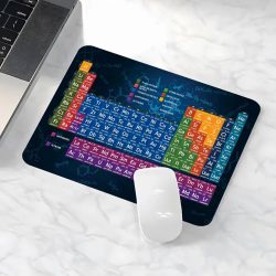  Podložka pod myš s motívom periodickej tabuľky prvkov – farebný, edukatívny dizajn YU909398-21x26