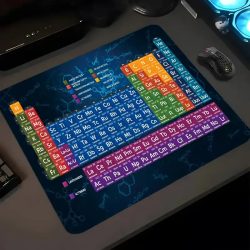   Podložka pod myš s motívom periodickej tabuľky prvkov – farebný, edukatívny dizajn YU909398-25x28