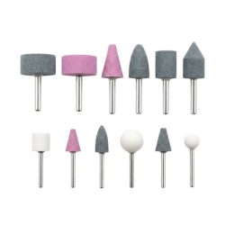   12-dielna sada brúsnych kameňov (s 1/4„ a 1/8“ stopkami) – ZP-1013