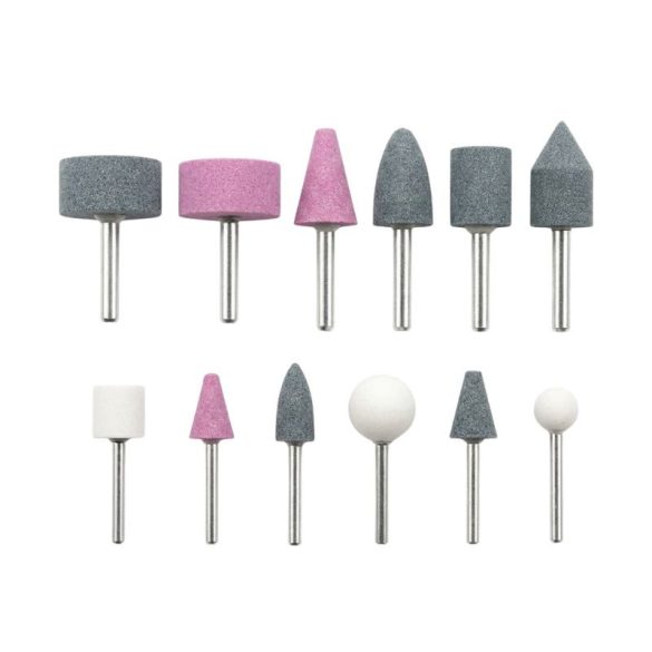 12-dielna sada brúsnych kameňov (s 1/4„ a 1/8“ stopkami) – ZP-1013