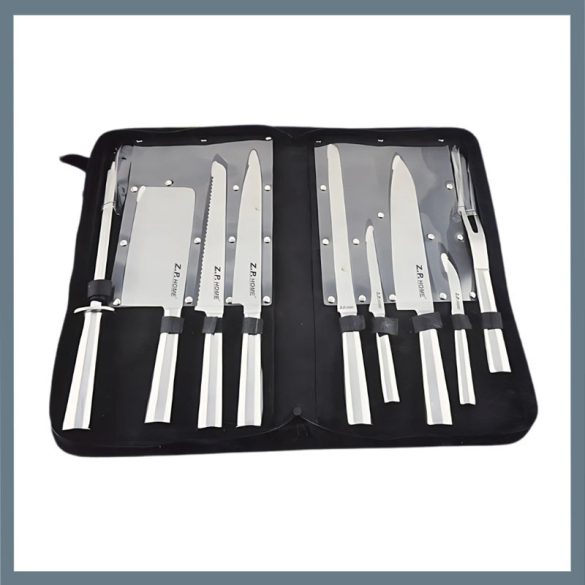Z.P. INTERNATIONAL 8-dielna sada nožov – nerezová oceľ ZP-9006