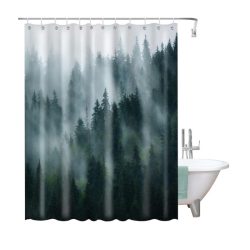 Sprchový záves s lesnou krajinou ZPR21