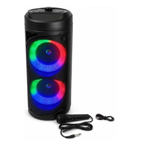Prenosný Bluetooth reproduktor s RGB LED osvetlením a mikrofónom ZQS2601