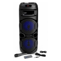   Bluetooth karaoke reproduktor s mikrofónom, diaľkovým ovládaním a RGB osvetlením ZQS2801