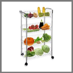   CONFORTIME 4-poschodová kovová odkladacia polica ZTBY01012973355