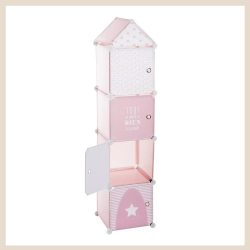 Úložné boxy v stĺpikovom vyhotovení ružové ZTN127161A