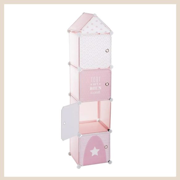 Úložné boxy v stĺpikovom vyhotovení ružové ZTN127161A