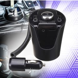 BX6 transzmitter v tvare pohára a autonabíjačka