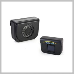 Solárny ventilátor do interiéru auta na upevnenie na okno